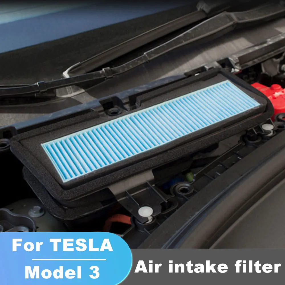 

For Tesla Model 3 21-23 Car Air Flow Vent Cover Trim Auto Air intake filter Accessories Anti-Blocking Model3 Intake Protection