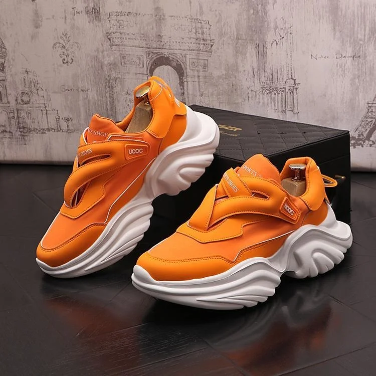 High quality European Station Fashion Men's Casual Shoes Thick soled High rise Breathable Summer ins Dad's White Sneakers
High quality European Station Fashion Men's Casual Shoes Thick soled High rise Breathable Summer ins Dad's White Sneakers