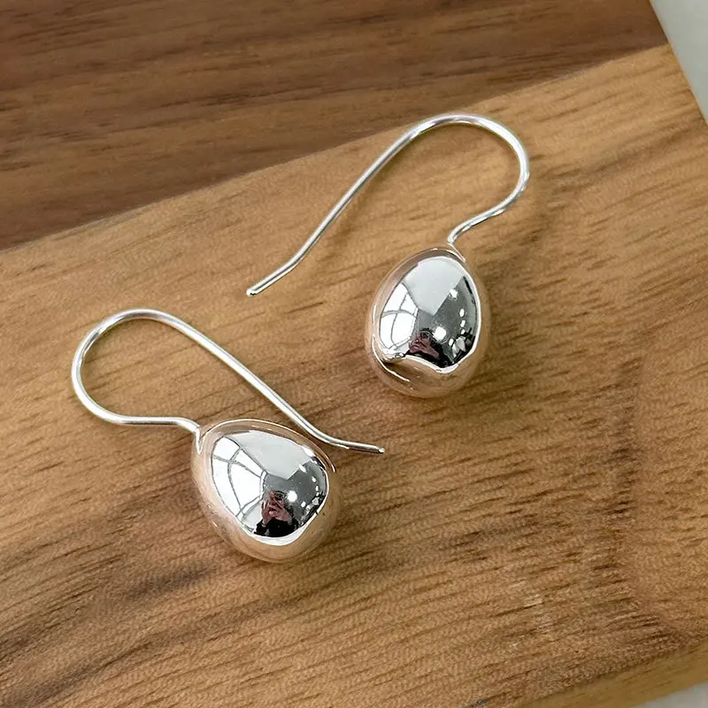 S925 Sterling Silver Little Silver Egg Series Water Drop French Minimalist Europe And America Temperament Trendy Niche Earrings
S925 Sterling Silver Little Silver Egg Series Water Drop French Minimalist Europe And America Temperament Trendy Niche Earrings