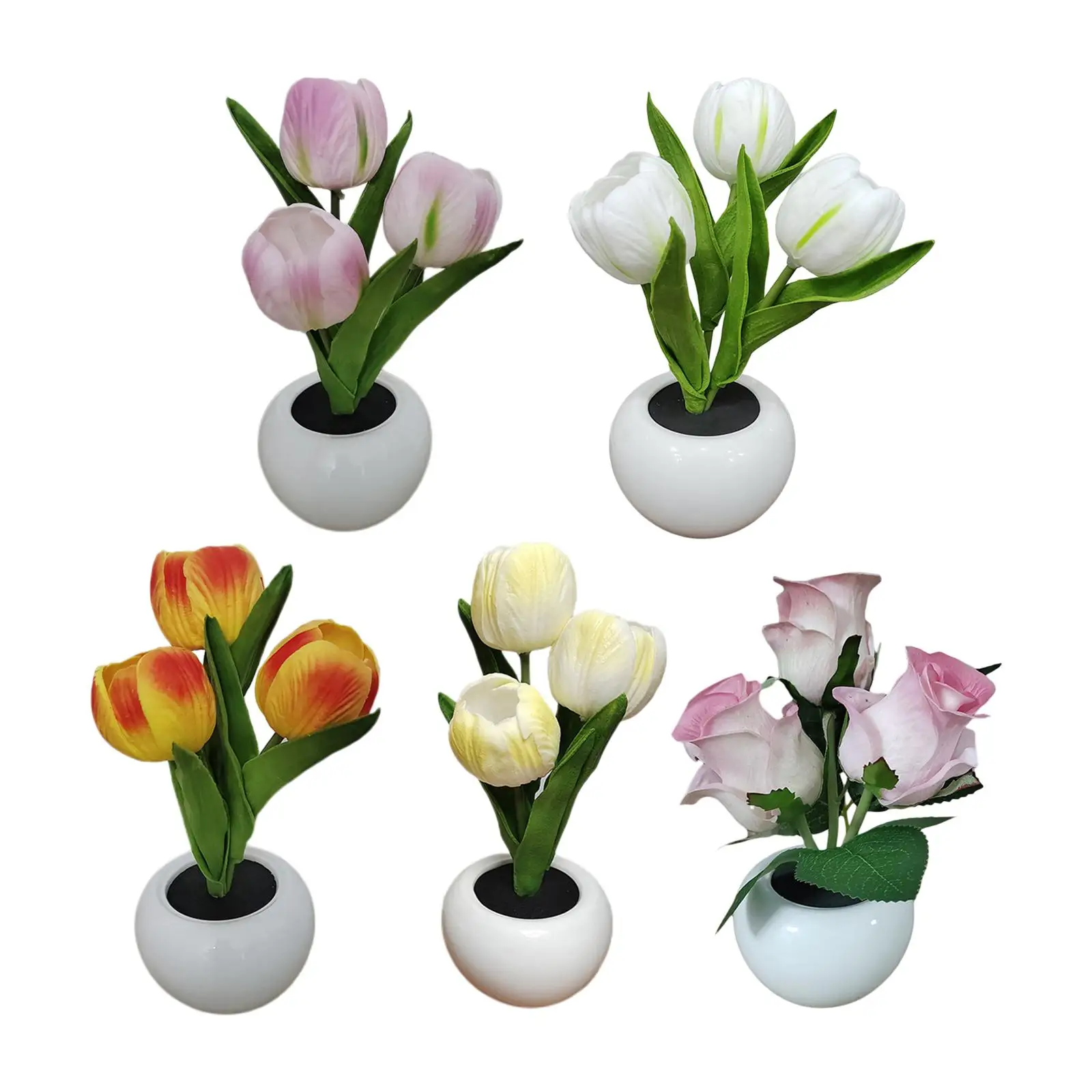 Night Light Artificial Flowers Flower Lamp for Bathroom Pathway Garden Outdoor Table Centerpieces
Night Light Artificial Flowers Flower Lamp for Bathroom Pathway Garden Outdoor Table Centerpieces