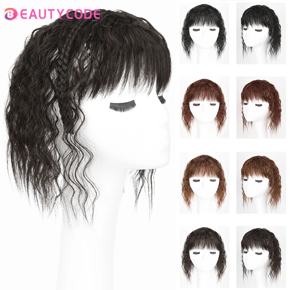 BEAUTYCODE Women's Synthetic Corn Perm Hair Clip In Hair Extension braided hair hoop Natural Fringe Hair Black Brown
BEAUTYCODE Women's Synthetic Corn Perm Hair Clip In Hair Extension braided hair hoop Natural Fringe Hair Black Brown