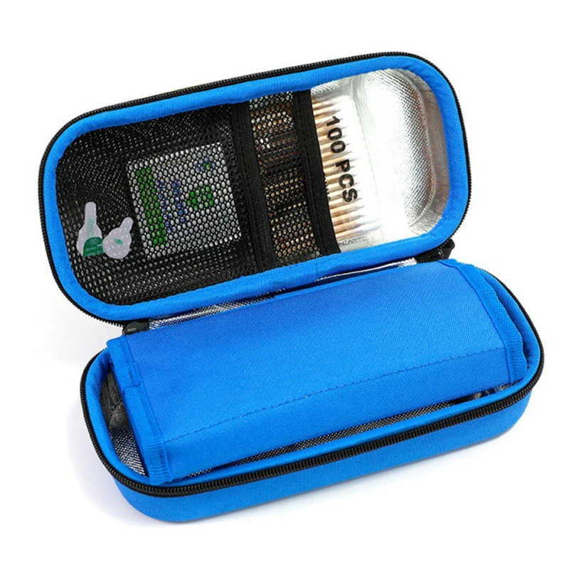 Portable Oxford Cloth Insulin Glaciated Cold Storage Bag Medicine Travel Pocket Cooler Bag Pack Drug Freezer for Diabetes People
Portable Oxford Cloth Insulin Glaciated Cold Storage Bag Medicine Travel Pocket Cooler Bag Pack Drug Freezer for Diabetes People