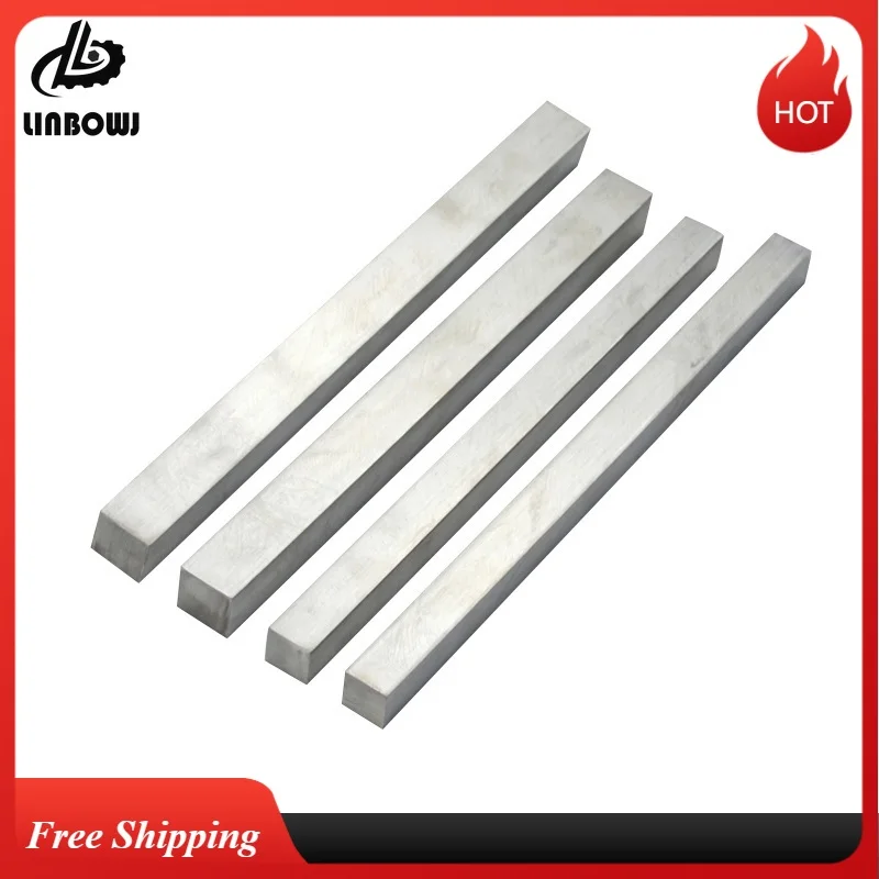 

304 Stainless Steel Square Rod 4MM 5MM 6MM 7MM 8MM 10MM 12MM Long 100mm 200mm 300mm 400mm 500mm High-speed Steel Linear Shaft