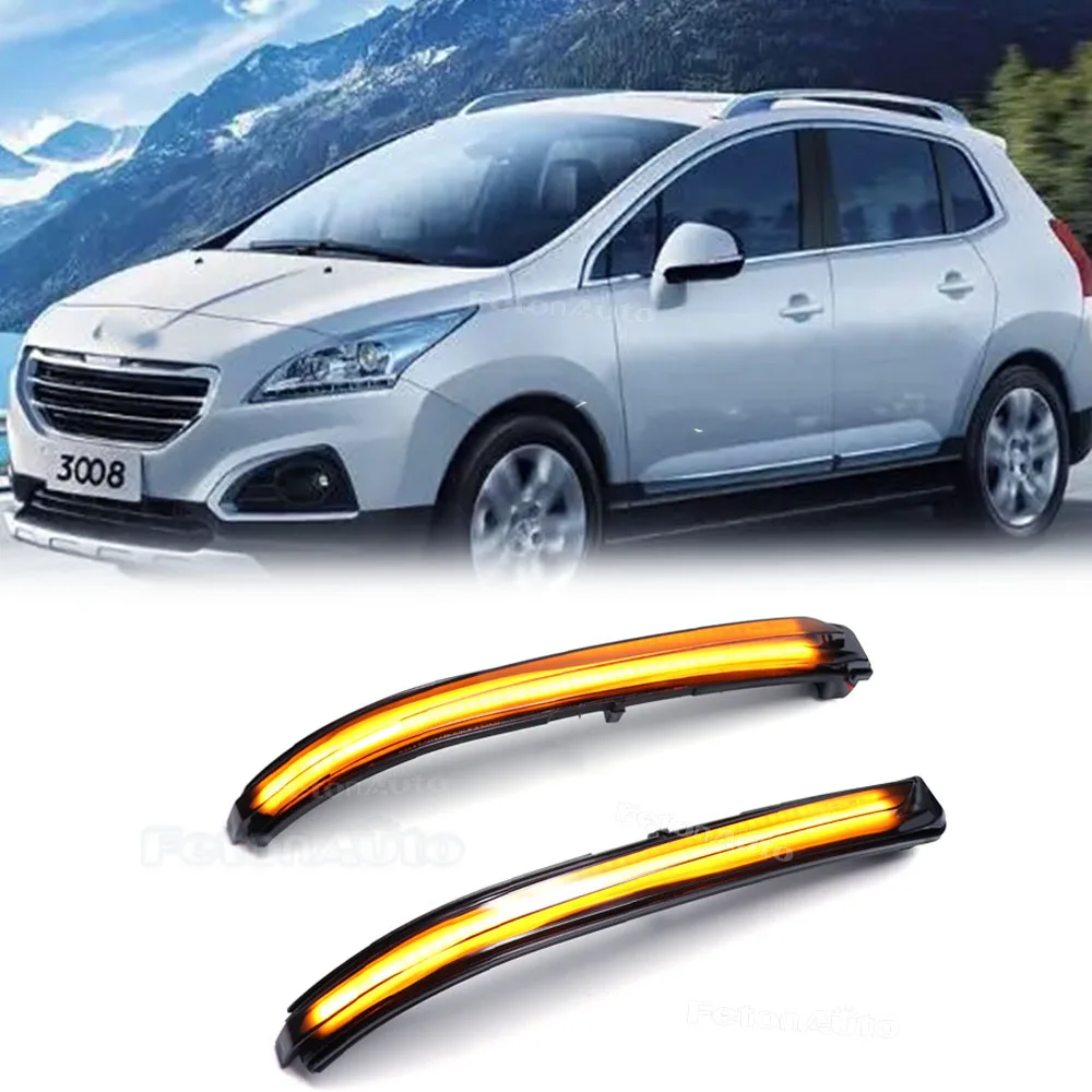 For Peugeot 3008 5008 2017 2018 2019 2021 Auto Parts Dynamic Flashing LED Side Mirror Indicator Turn Signals
For Peugeot 3008 5008 2017 2018 2019 2021 Auto Parts Dynamic Flashing LED Side Mirror Indicator Turn Signals
