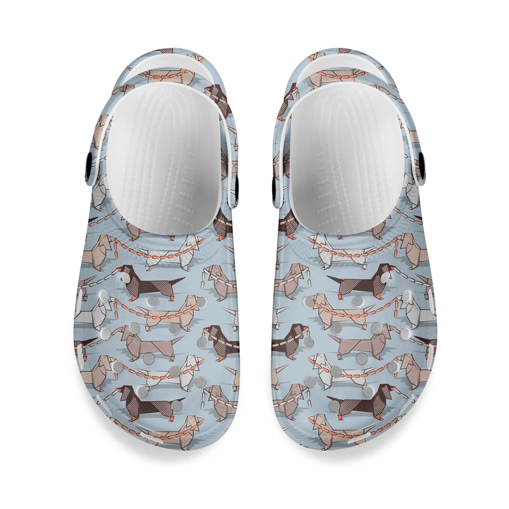 Noisydesigns Men Sandals Hole Shoes Home Slippers Summer Breathable Lightweight Origami Dachshunds Sausage Dog Pattern Beach
Noisydesigns Men Sandals Hole Shoes Home Slippers Summer Breathable Lightweight Origami Dachshunds Sausage Dog Pattern Beach