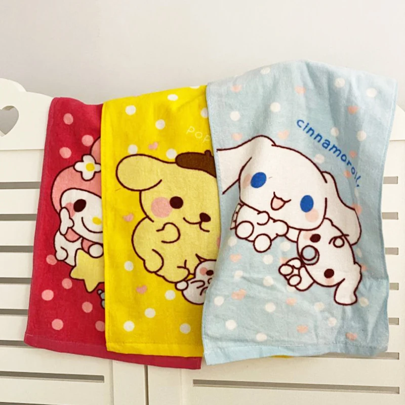 Sanrio Kawaii детское полотенце в стиле аниме, милое мультяшное семейное полотенце для ванной комнаты, удобная мытье лица, игрушки для девочек
Sanrio Kawaii детское полотенце в стиле аниме, милое мультяшное семейное полотенце для ванной комнаты, удобная мытье лица, игрушки для девочек