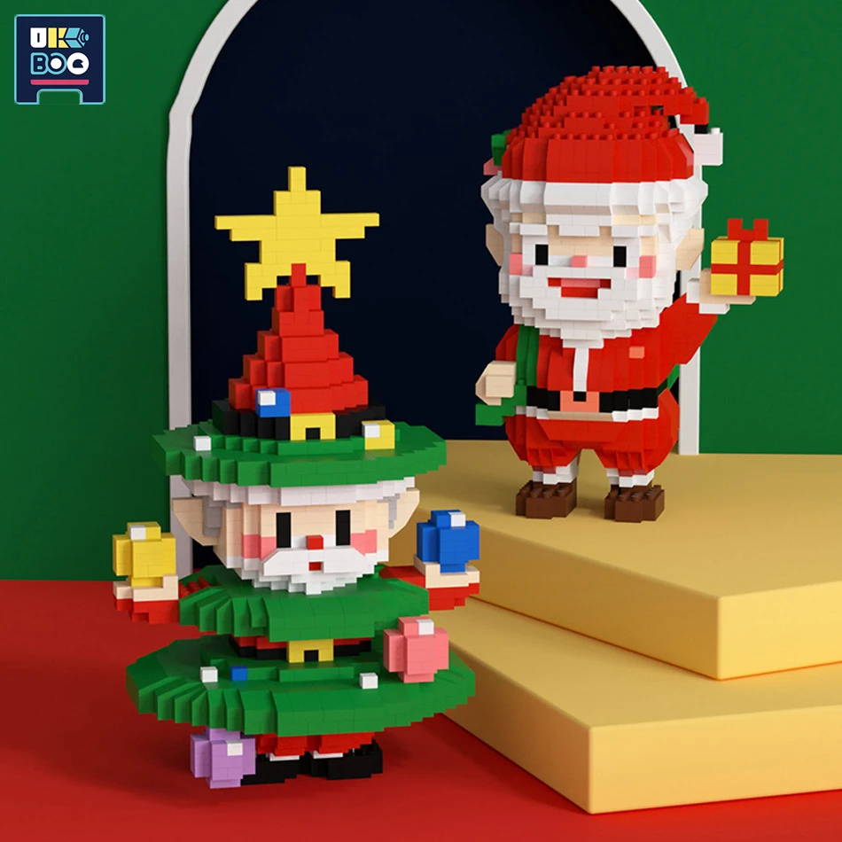 UKBOO MOC мультфильм Санта Клаус Рождественская елка дедушка модель Mirco Строительные блоки мини кирпичи Рождественский подарок для детей Детские игрушки
UKBOO MOC мультфильм Санта Клаус Рождественская елка дедушка модель Mirco Строительные блоки мини кирпичи Рождественский подарок для детей Детские игрушки