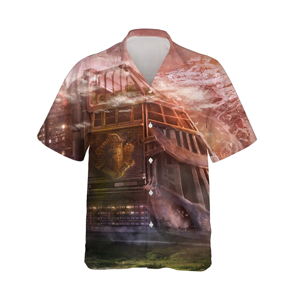 Jumeast 3d Mechanical Train Printed Mens Hawaiian Shirt Short Sleeve Steampunk Clothes Fashion Shirts for Men Loose Streetwear
Jumeast 3d Mechanical Train Printed Mens Hawaiian Shirt Short Sleeve Steampunk Clothes Fashion Shirts for Men Loose Streetwear