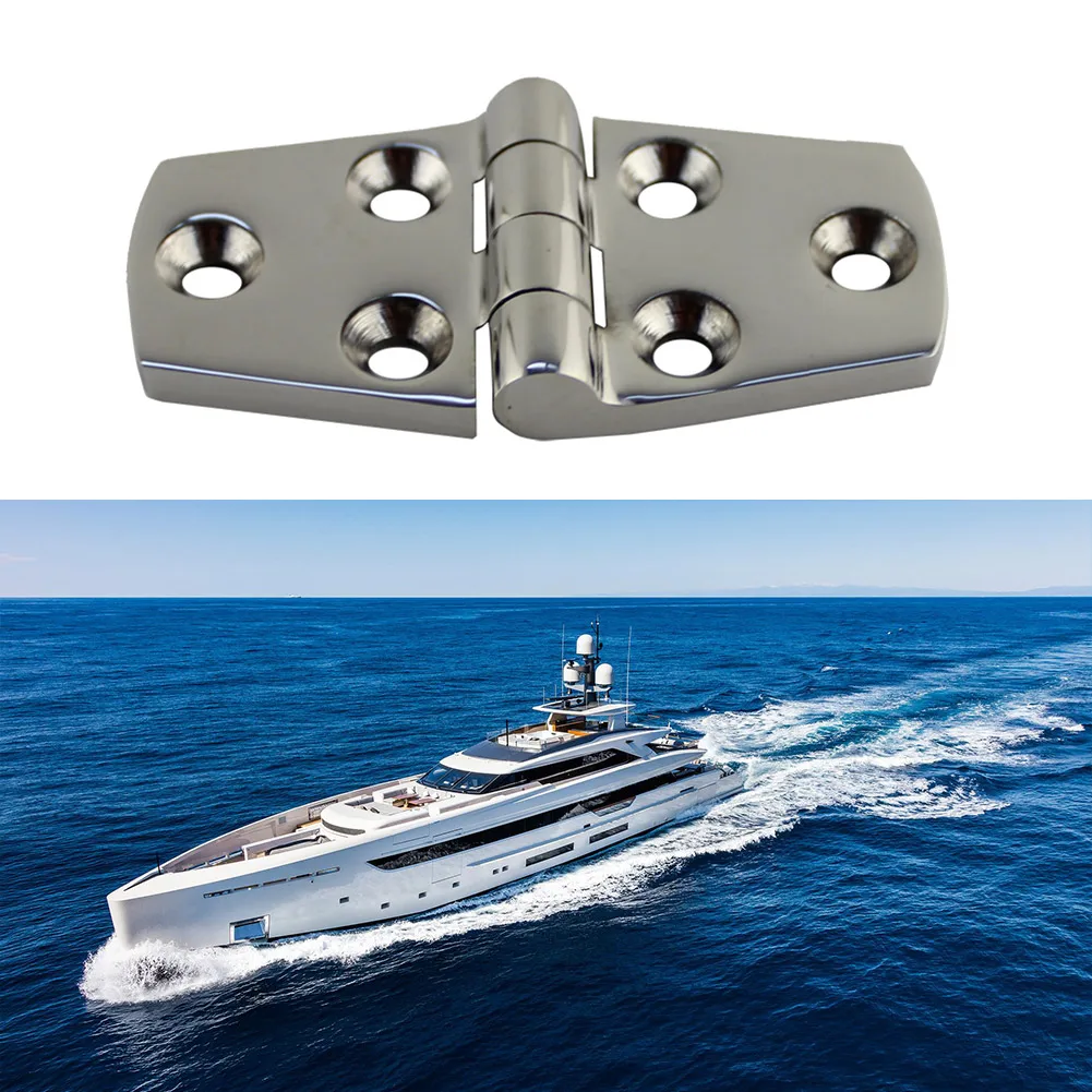 1PCS 304 Stainless Steel Hinged Cover Boat Caravan Yacht Door Hatch Cabin Hinge Strap 38*76 Marine Accessories
1PCS 304 Stainless Steel Hinged Cover Boat Caravan Yacht Door Hatch Cabin Hinge Strap 38*76 Marine Accessories