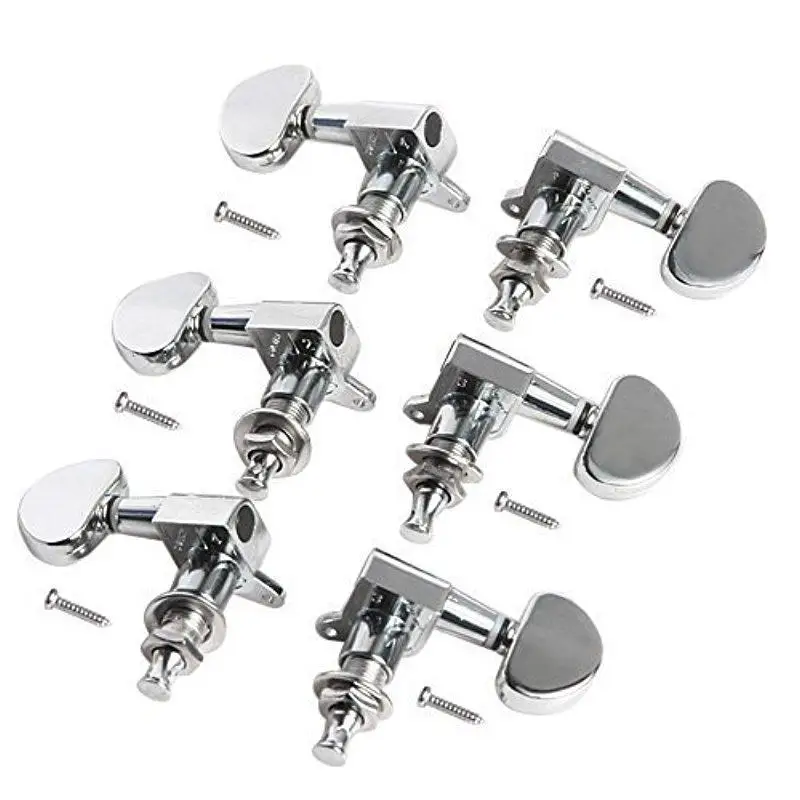 6pcs 3L3R Acoustic Guitar Tuning Pegs Machine Head Tuners Chrome Guitar Parts
6pcs 3L3R Acoustic Guitar Tuning Pegs Machine Head Tuners Chrome Guitar Parts