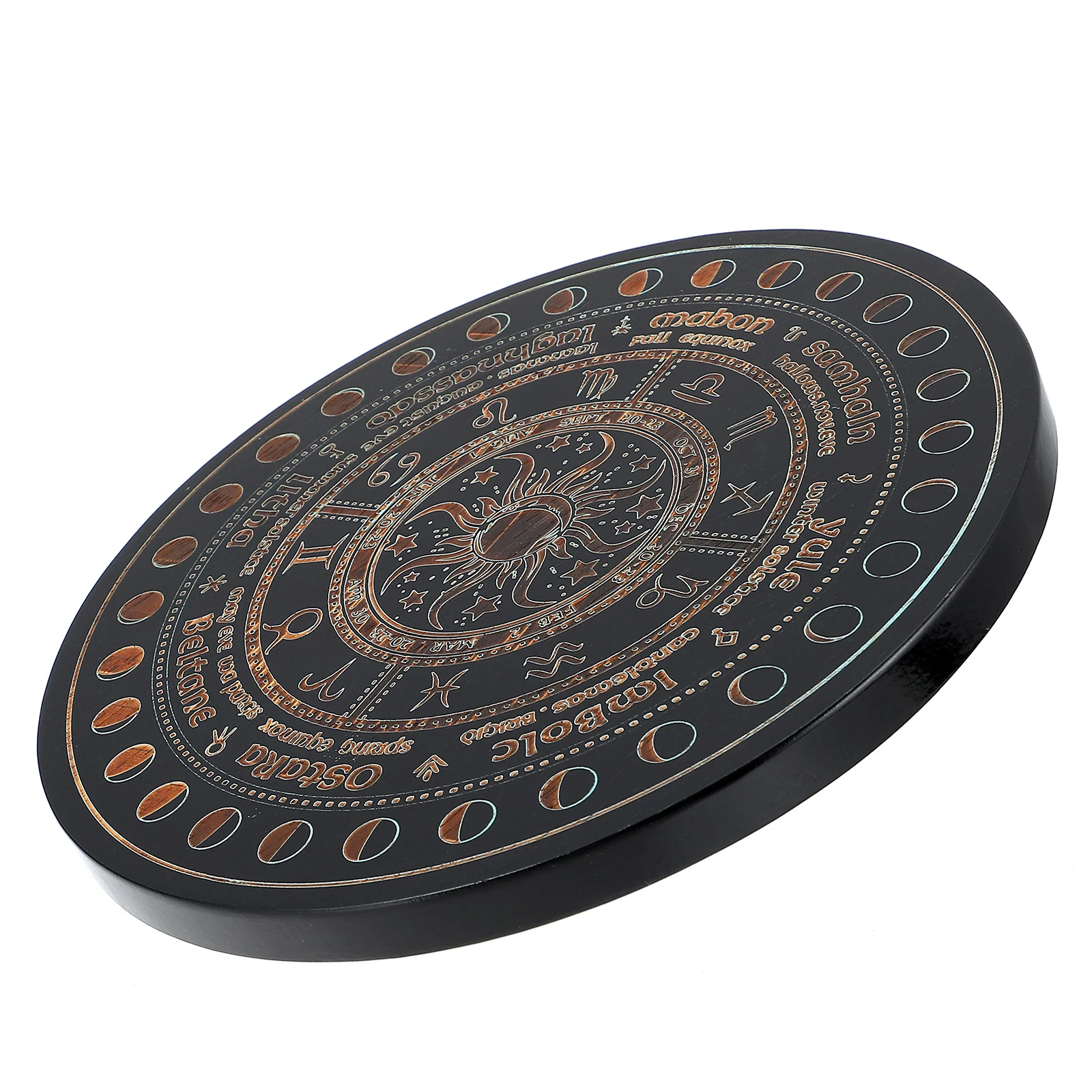 Wooden Astrology Board Pendulum Board Wooden Metaphysical Message Board for Witch Wiccan Altar Supplies
Wooden Astrology Board Pendulum Board Wooden Metaphysical Message Board for Witch Wiccan Altar Supplies