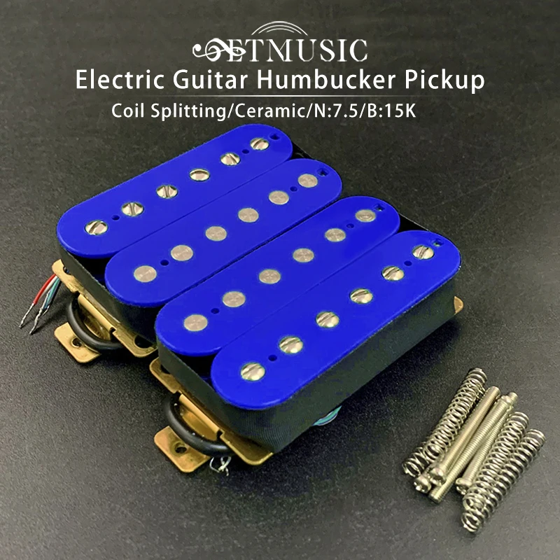 Electric Guitar Double Coil Humbucker Electric Guitar Pickup Bridge or Neck Pickup for Choose Deep Blue
Electric Guitar Double Coil Humbucker Electric Guitar Pickup Bridge or Neck Pickup for Choose Deep Blue