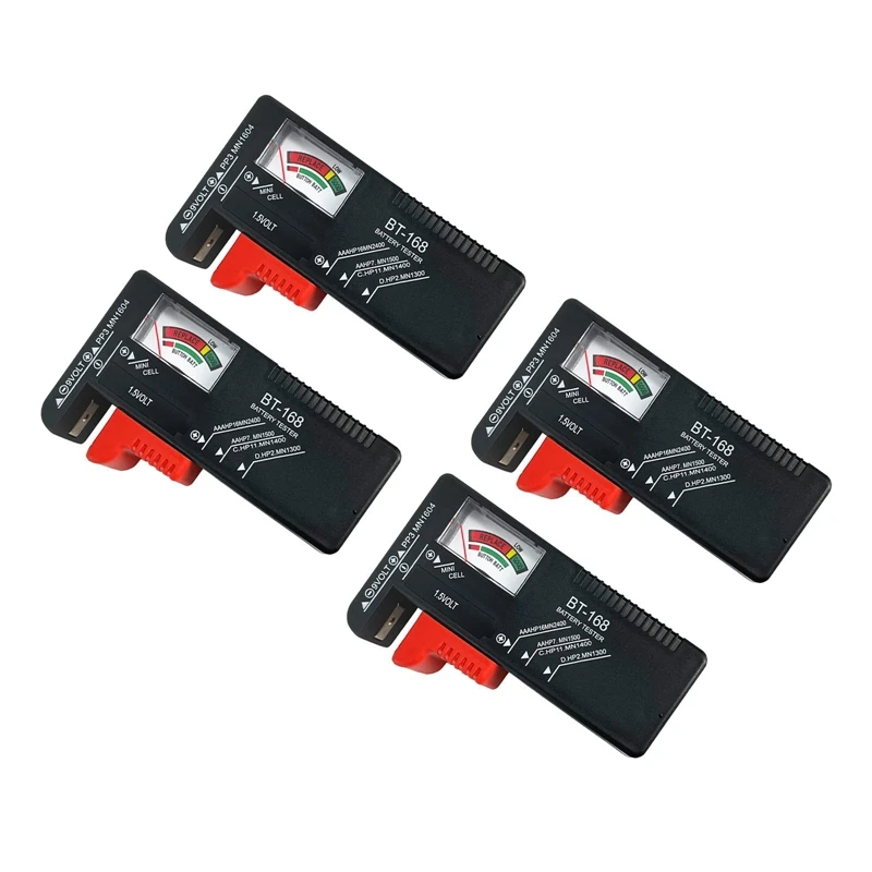 4 Piece BT-168 Battery Capacity Tester Battery Tester Battery Checker Tester Small Universal
4 Piece BT-168 Battery Capacity Tester Battery Tester Battery Checker Tester Small Universal