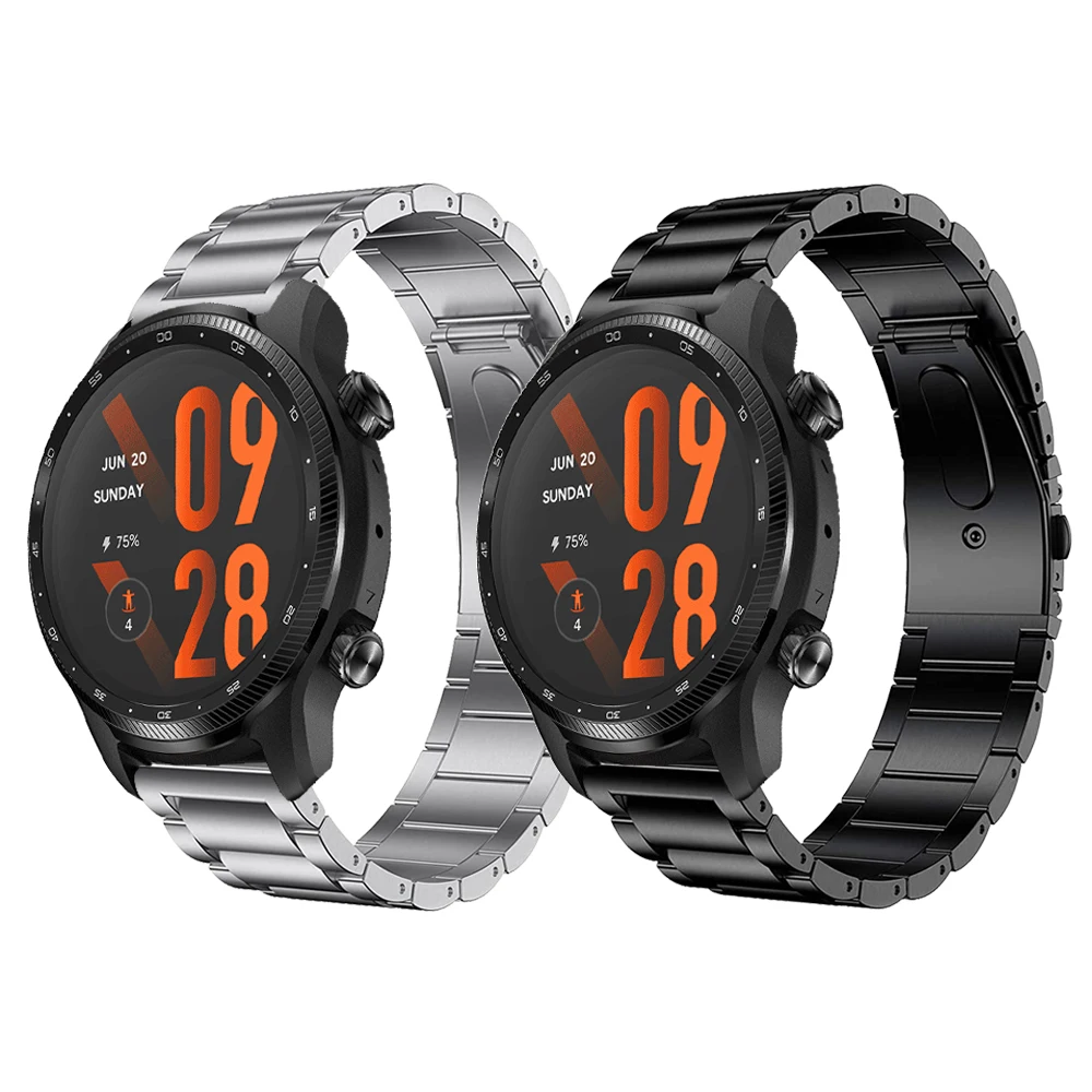 Titanium Strap For TicWatch Pro 3 Ultra band for Ticwatch GTX TicWatch E3 Watchbands Metal Stainless Steel Clasp Bracelet
Titanium Strap For TicWatch Pro 3 Ultra band for Ticwatch GTX TicWatch E3 Watchbands Metal Stainless Steel Clasp Bracelet