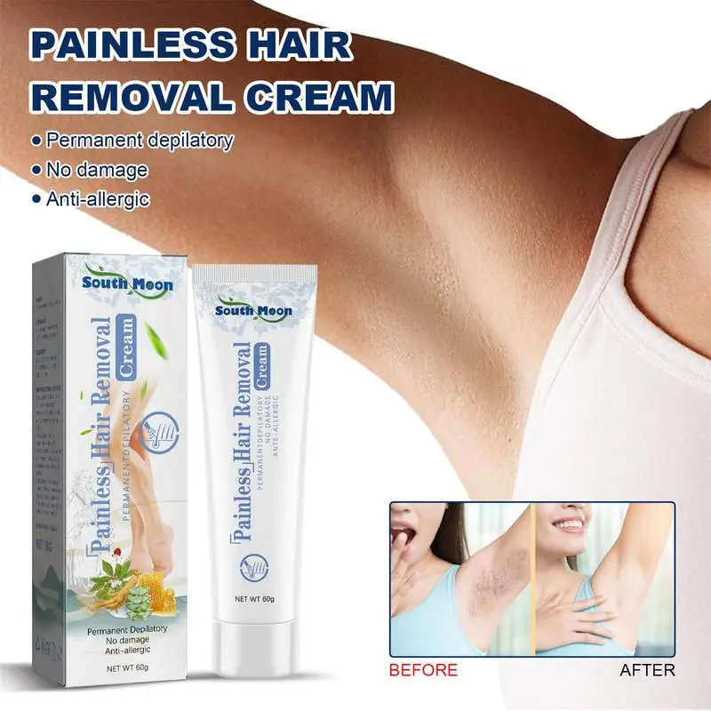 60g Body Hair Remover Cream Painless Depilatory Cream Effective Hair Removal Hair Growth Inhibitor For Armpit Legs Arms Unisex
60g Body Hair Remover Cream Painless Depilatory Cream Effective Hair Removal Hair Growth Inhibitor For Armpit Legs Arms Unisex