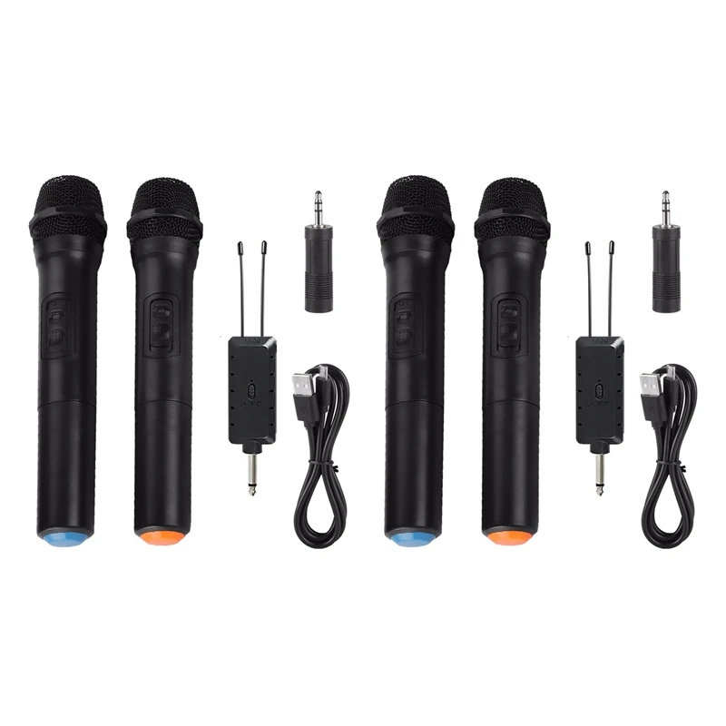 2X Universal VHF Wireless Handheld Microphone With Receiver For Karaoke/Business Meeting Portable Microphones
2X Universal VHF Wireless Handheld Microphone With Receiver For Karaoke/Business Meeting Portable Microphones