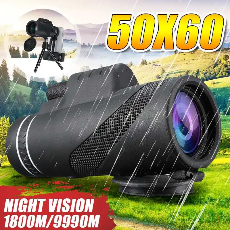 E85608 Monocular Telescope Zoom Bak4 Prism Telescope with Tripod Phone Clip Hunting Outdoor Camping
E85608 Monocular Telescope Zoom Bak4 Prism Telescope with Tripod Phone Clip Hunting Outdoor Camping