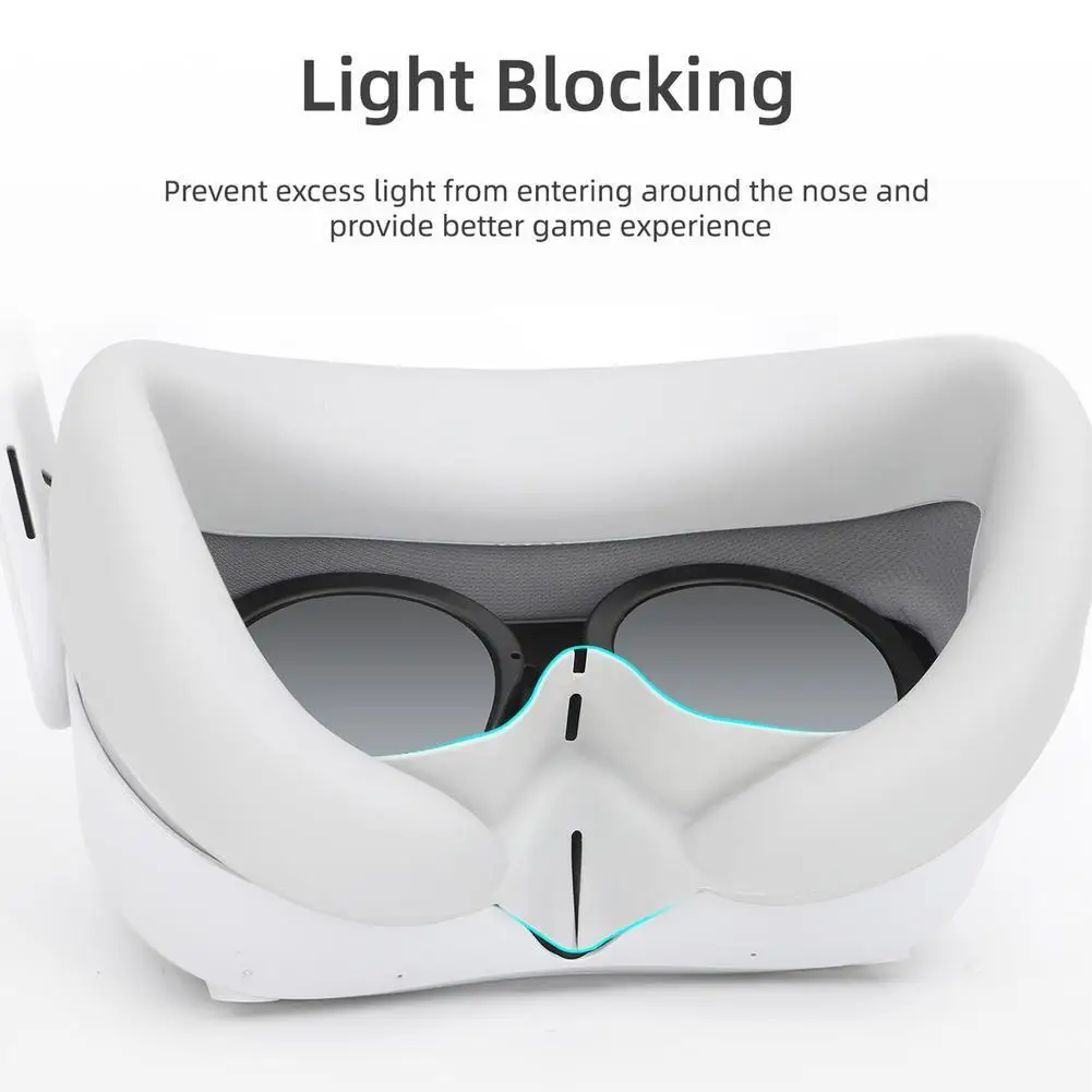 Anti-sweat Mask Cover Case Replacement Silicone Eye Cover Compatible For Pico 4 Vr Glasses Accessories
Anti-sweat Mask Cover Case Replacement Silicone Eye Cover Compatible For Pico 4 Vr Glasses Accessories