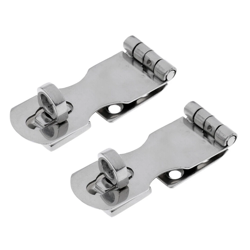 Safety Swivel Lock Hasp 2.4 Width 2pcs 6.5cm Length Durable New Stainless Steel For Cockpit Lockers Accessories
Safety Swivel Lock Hasp 2.4 Width 2pcs 6.5cm Length Durable New Stainless Steel For Cockpit Lockers Accessories