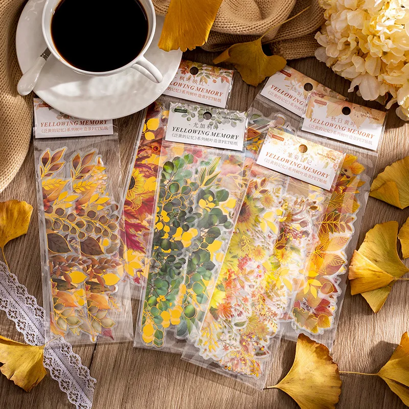 15Pcs Creative Plants Stickers DIY Decorative Autumn Leaf Yellow Art Decals Stickers For Scrapbook Planner Gift Letter Art Craft
15Pcs Creative Plants Stickers DIY Decorative Autumn Leaf Yellow Art Decals Stickers For Scrapbook Planner Gift Letter Art Craft