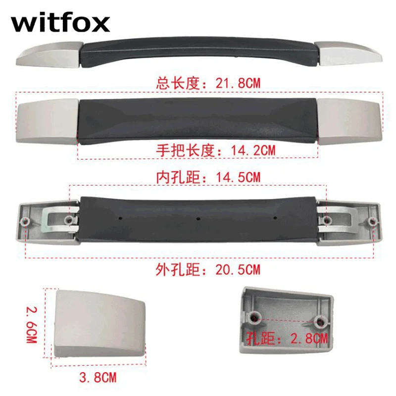 21.8cm Luggage Accessories Handle Zinc Alloy Metal Luggage Handle Luggage Case ABS Material Handle Hardware Accessories Luggage
21.8cm Luggage Accessories Handle Zinc Alloy Metal Luggage Handle Luggage Case ABS Material Handle Hardware Accessories Luggage