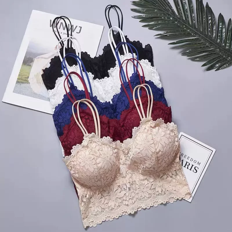 Sexy Push Up Bra Wire Free Wear outside or inside Lace Bra Women Tube Top Plus Size Bralette Underwear Lingerie Seamless Bras
Sexy Push Up Bra Wire Free Wear outside or inside Lace Bra Women Tube Top Plus Size Bralette Underwear Lingerie Seamless Bras