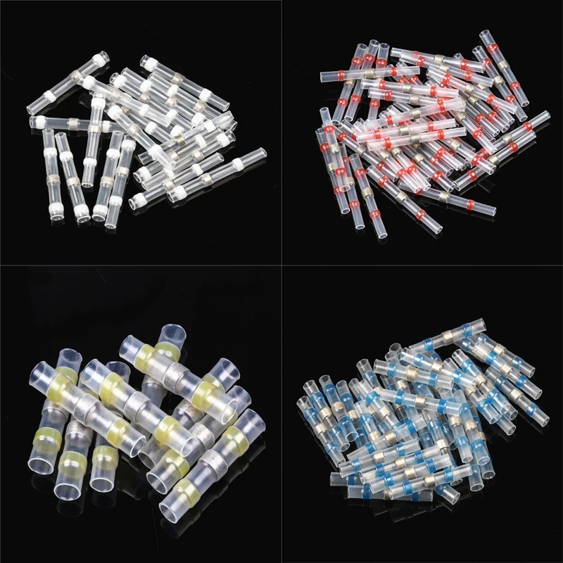 50-10 PCS Solder Seal Wire Connectors Heat Shrink Tube Solder Butt Connectors Solder Terminals Kit Automotive Marine Insulated
50-10 PCS Solder Seal Wire Connectors Heat Shrink Tube Solder Butt Connectors Solder Terminals Kit Automotive Marine Insulated