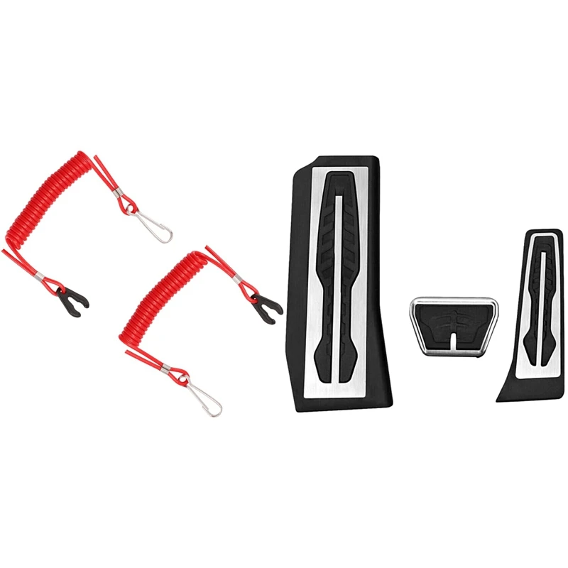 1 Set Safety Ropes Ignition Key Floating Safety Rope & 1 Set Car Accelerator Pedal Brake Pedals Cover Rest Pedals
1 Set Safety Ropes Ignition Key Floating Safety Rope & 1 Set Car Accelerator Pedal Brake Pedals Cover Rest Pedals