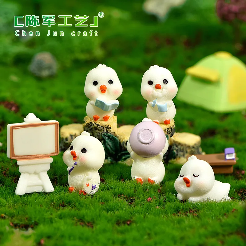 Cute Duck Figurines Miniature Ornaments Micro Landscape Mini Cartoon Early Education Duck Desk Home Decor For Kid
Cute Duck Figurines Miniature Ornaments Micro Landscape Mini Cartoon Early Education Duck Desk Home Decor For Kid