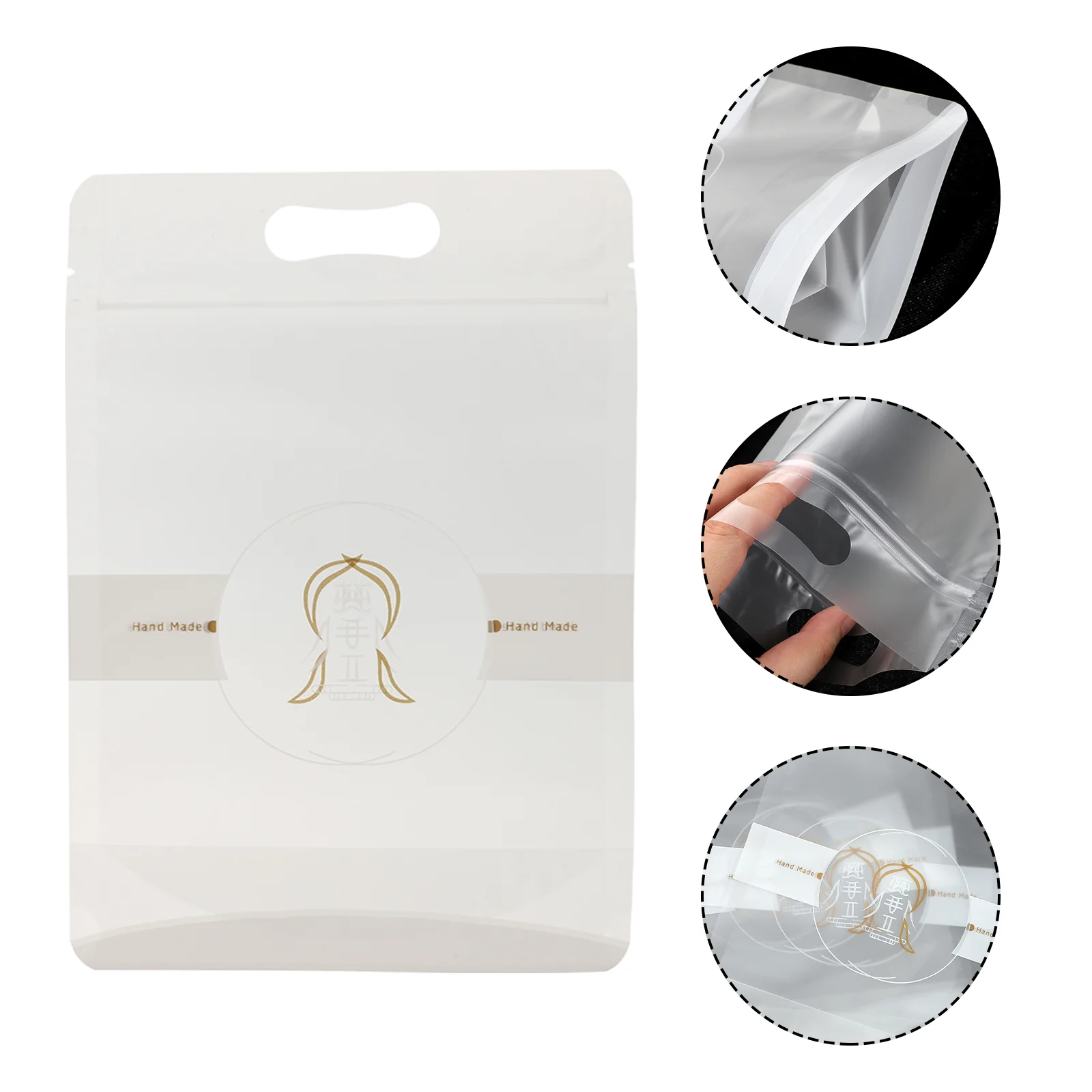 50Pcs Bags Packaging Frosted Zipper Bags Reusable Snack Bags Frosted Snack Bags Fruit Pouch for Kitchen Storage
50Pcs Bags Packaging Frosted Zipper Bags Reusable Snack Bags Frosted Snack Bags Fruit Pouch for Kitchen Storage