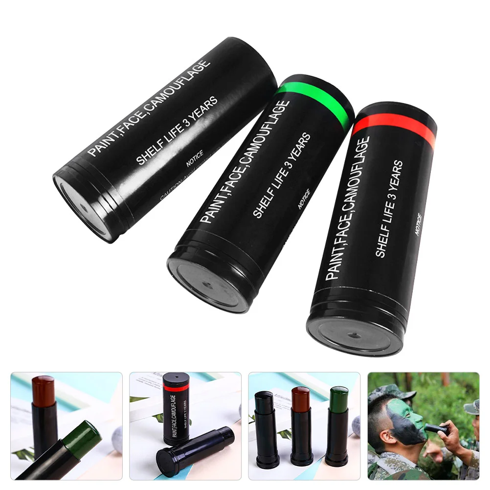 3pcs Professional Camouflage Oil Body Face Paint Tube Sticks Face Paints for Concealing
3pcs Professional Camouflage Oil Body Face Paint Tube Sticks Face Paints for Concealing