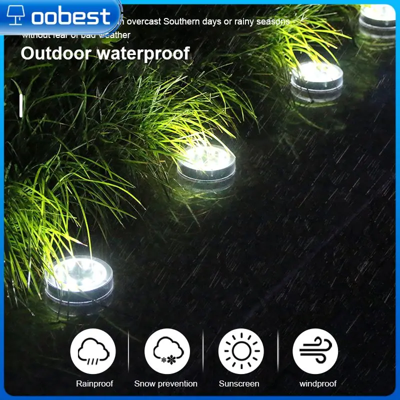 Lawn Yard Floor Under Ground Spot Lamp For Outdoor Ground Led Buried Solar Lights Durable 1pc/4 Pcs Solar Floor Lamp Waterproof
Lawn Yard Floor Under Ground Spot Lamp For Outdoor Ground Led Buried Solar Lights Durable 1pc/4 Pcs Solar Floor Lamp Waterproof