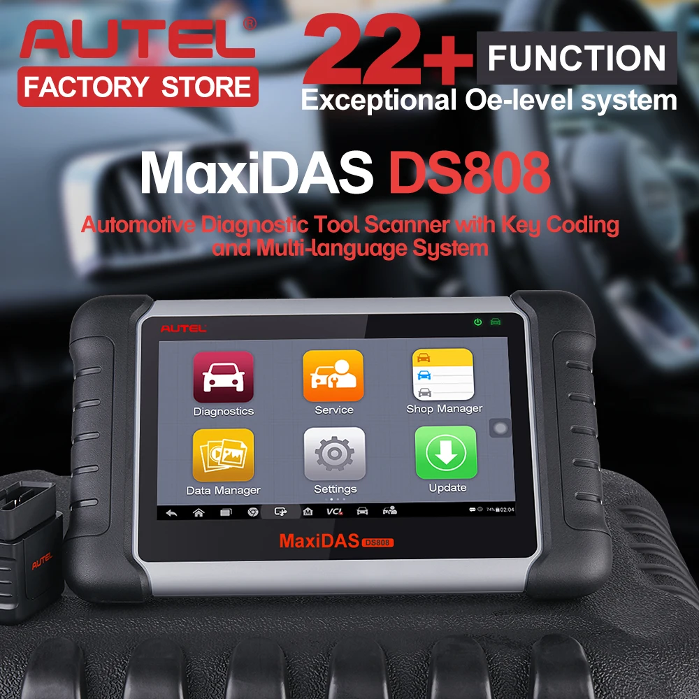 Autel Maxidas DS808K Diagnostic Tool Automotivo car diagnostic OBD2 ScannerTablet Code Reader(Upgraded Version of DS808, DS708)
Autel Maxidas DS808K Diagnostic Tool Automotivo car diagnostic OBD2 ScannerTablet Code Reader(Upgraded Version of DS808, DS708)