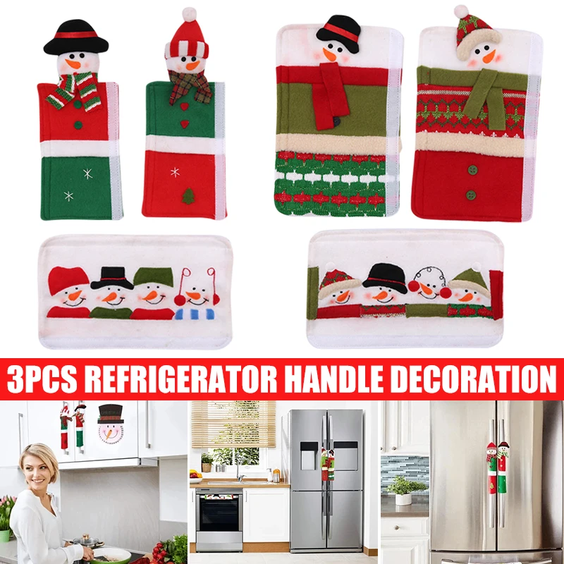 Snowman Shape Christmas Fridge Handle Cover Door Handle Decorations Snowman For Christmas Decorations 
Snowman Shape Christmas Fridge Handle Cover Door Handle Decorations Snowman For Christmas Decorations
