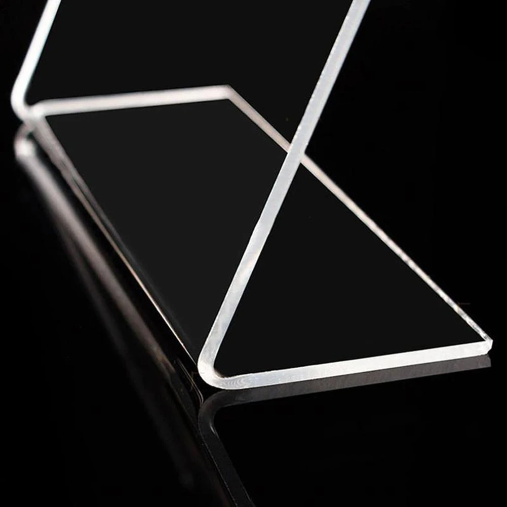 6*9cm Acrylic Transparent Price Tag Stand L-Shaped Sign Card Holder Stands Label Racks Frame Photo Decorations
6*9cm Acrylic Transparent Price Tag Stand L-Shaped Sign Card Holder Stands Label Racks Frame Photo Decorations