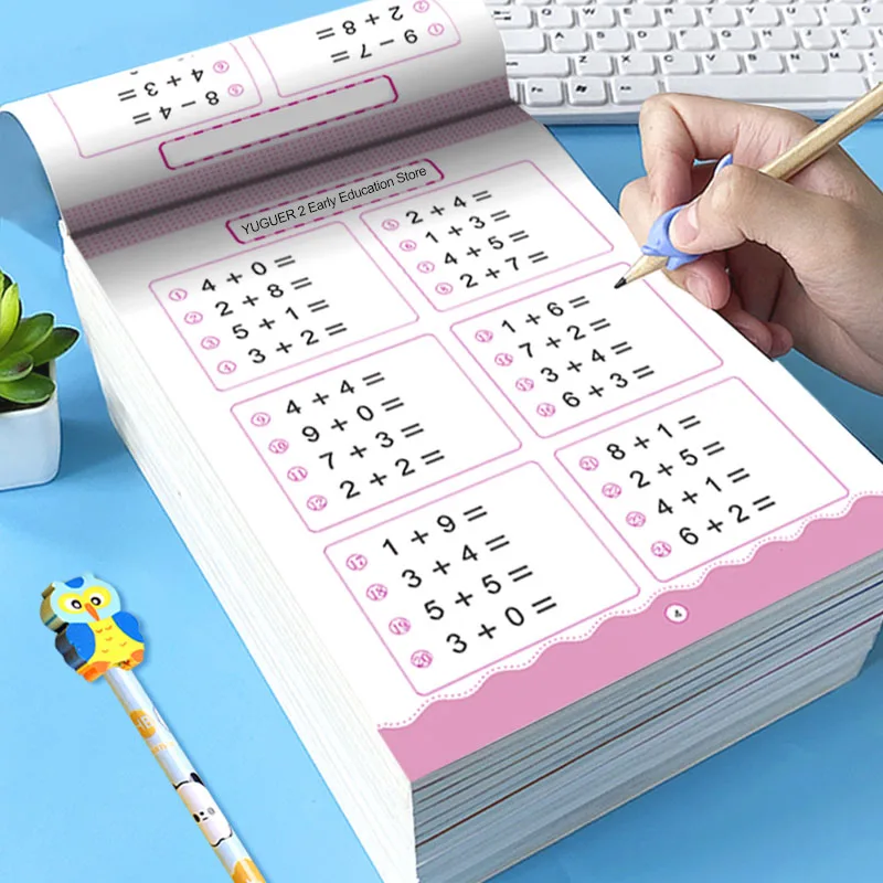 80Pages Addition and Subtraction Children's Learning Mathematics Workbook Handwritten Arithmetic Exercise Books Notebooks
80Pages Addition and Subtraction Children's Learning Mathematics Workbook Handwritten Arithmetic Exercise Books Notebooks