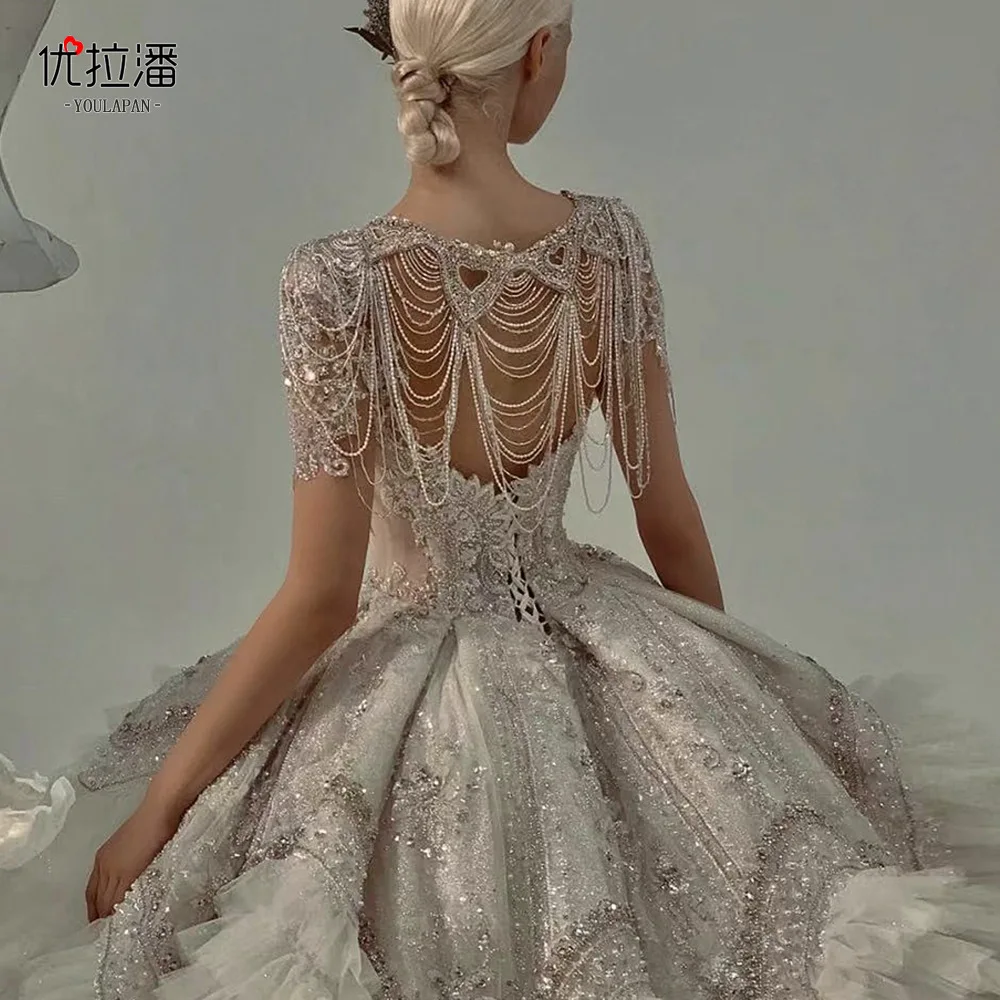 New Handmade Beaded Bride Rhinestone Shoulder Chain Tassel Shawl Wedding Dress Accessories Noble and Elegant Bridal Headpiece
New Handmade Beaded Bride Rhinestone Shoulder Chain Tassel Shawl Wedding Dress Accessories Noble and Elegant Bridal Headpiece