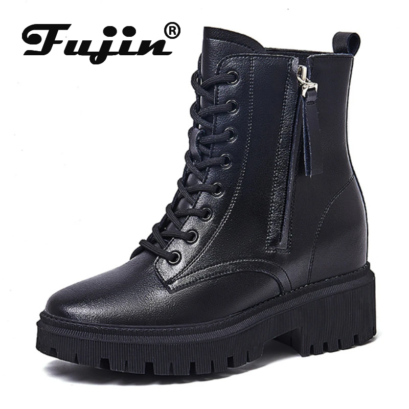 Fujin/Новинка 2022 года; Сапоги до середины икры из натуральной коровьей кожи; Сезон осень-весна; Удобные сапоги на танкетке с молнией и толстой п...
Fujin/Новинка 2022 года; Сапоги до середины икры из натуральной коровьей кожи; Сезон осень-весна; Удобные сапоги на танкетке с молнией и толстой п...