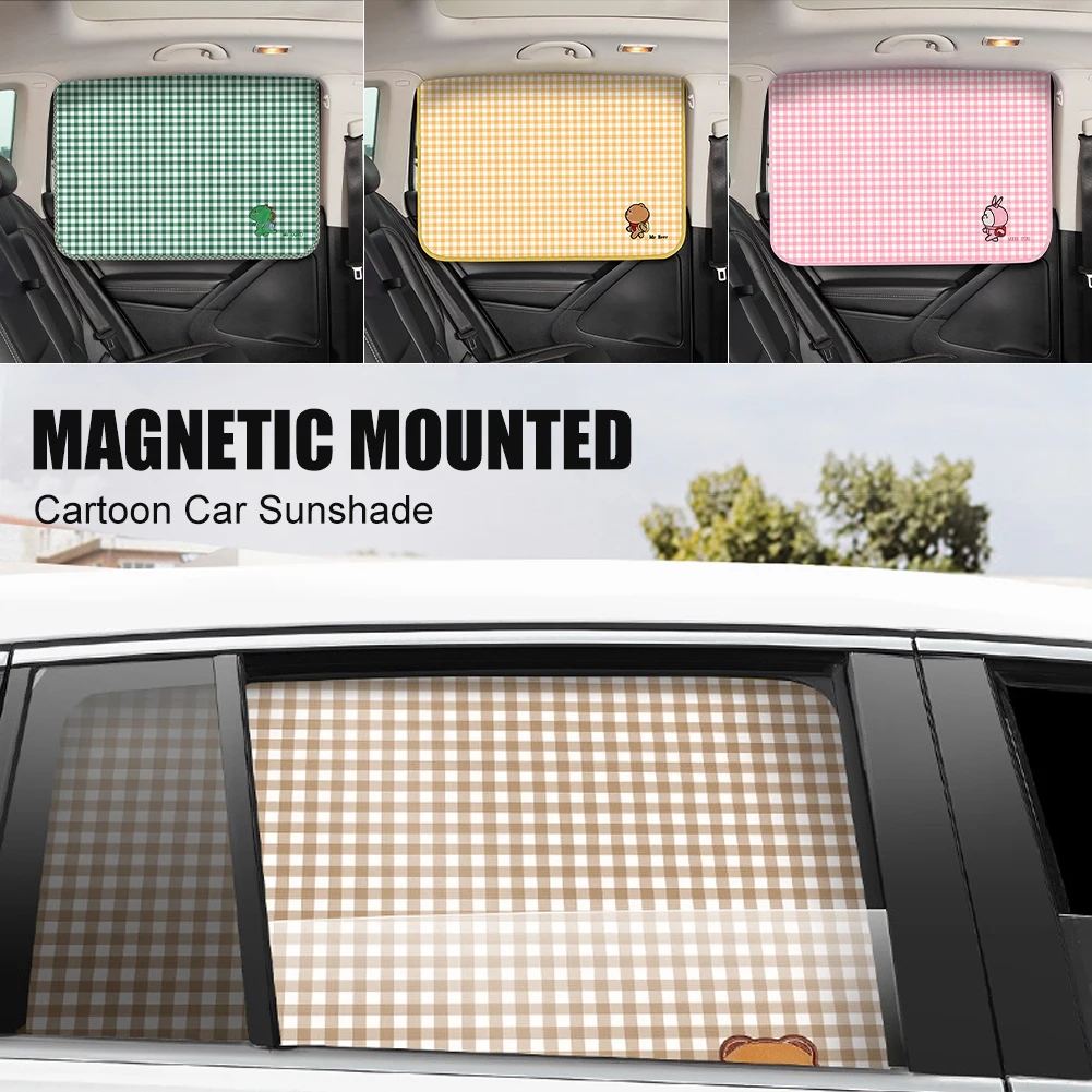 Magnetic Curtain Car Rear Side Window Sunshade UV Protection Sun Visor Car Cover Cartoon Rear Window Curtain Auto Accessories
Magnetic Curtain Car Rear Side Window Sunshade UV Protection Sun Visor Car Cover Cartoon Rear Window Curtain Auto Accessories