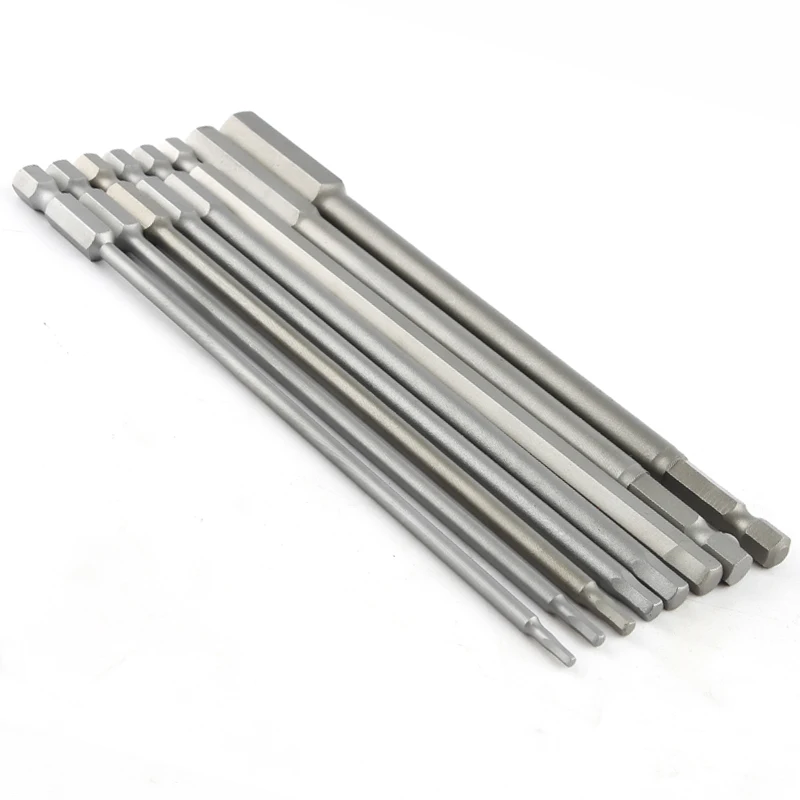 150mm Length Screwdriver Drill Bit Sets S2 Steel Screw Driver Bits Hex Magnetic 1/4"Hand Repair Kits Tools
150mm Length Screwdriver Drill Bit Sets S2 Steel Screw Driver Bits Hex Magnetic 1/4"Hand Repair Kits Tools