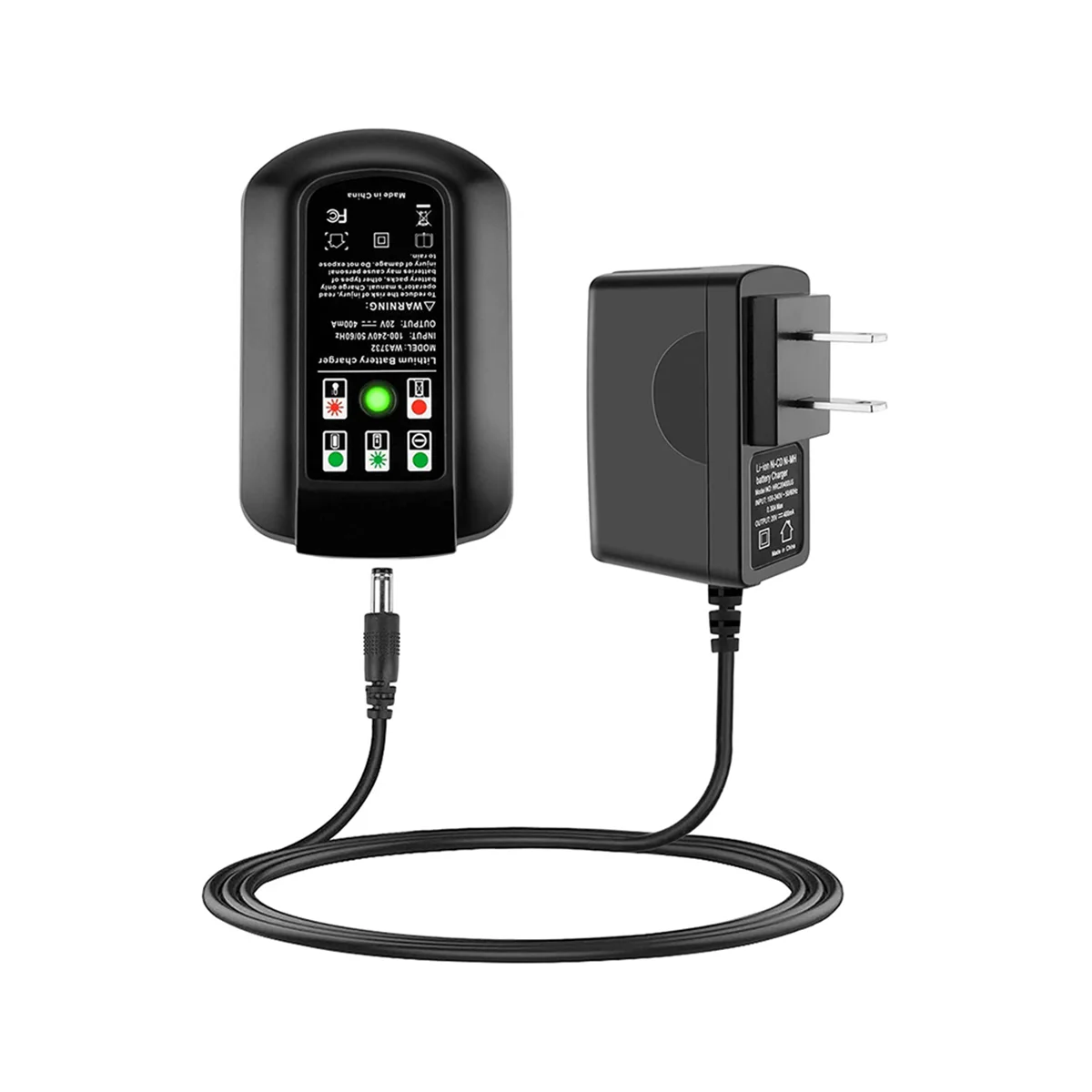 WA3732 Charger WA3742 20V Battery Charger for Worx 20V Lithium Battery WA3578 WA3525 WA3520 WA3575(US Plug)
WA3732 Charger WA3742 20V Battery Charger for Worx 20V Lithium Battery WA3578 WA3525 WA3520 WA3575(US Plug)