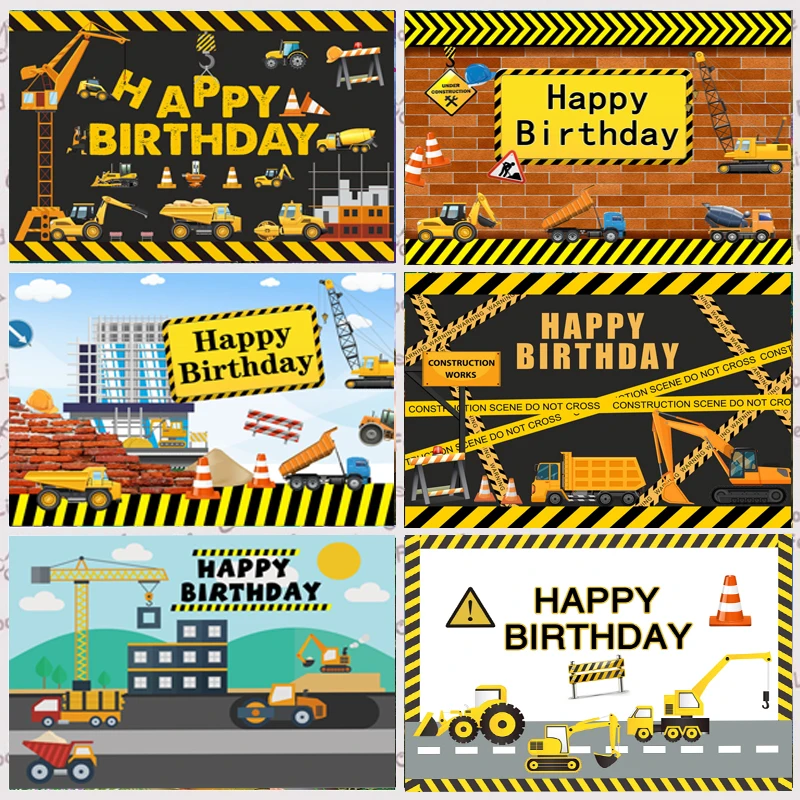 Construction Dump Truck Backdrop Boys Birthday Party Excavator Crane Photography Background Photo Booth Studio Props Banner
Construction Dump Truck Backdrop Boys Birthday Party Excavator Crane Photography Background Photo Booth Studio Props Banner