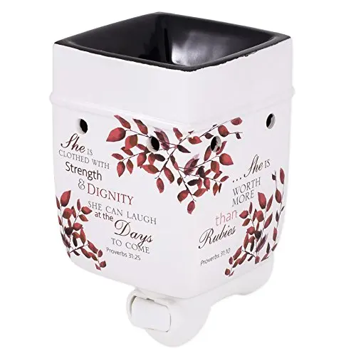 

She is More Precious Than Rubies Proverbs 31 Woman Electric Plug-in Outlet Wa...