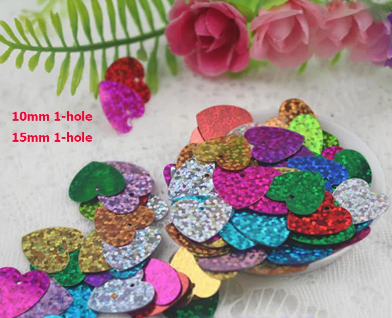 Wholesale 500g Big Size 1-Hole or 2 Holes Colorful Laser Heart Shape Decoration Handmade Diy Holographic Loose Heart Sequins
Wholesale 500g Big Size 1-Hole or 2 Holes Colorful Laser Heart Shape Decoration Handmade Diy Holographic Loose Heart Sequins