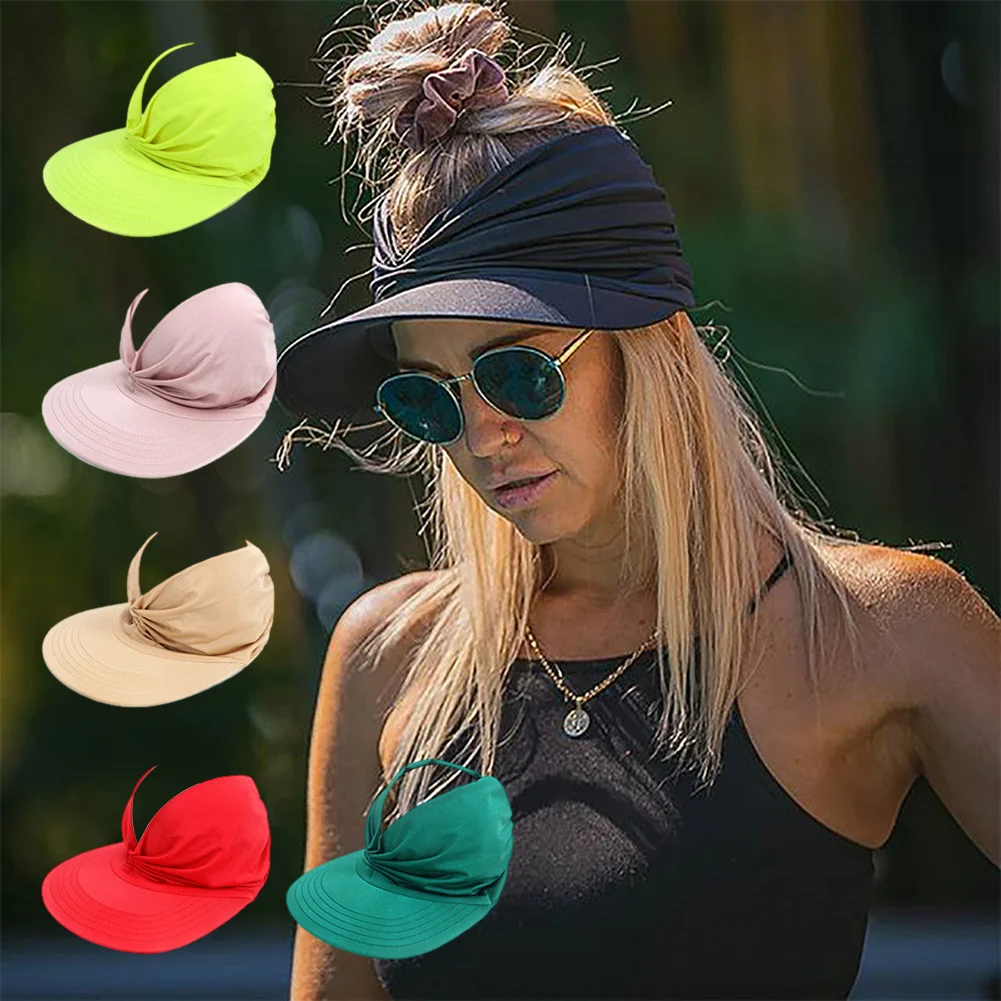 

Женская летняя Солнцезащитная шапка, эластичная шапка с отверстиями, уличная пляжная шапка с защитой от УФ лучей, кепка для верховой езды, быстросохнущая Повседневная Солнцезащитная шапка, 2023