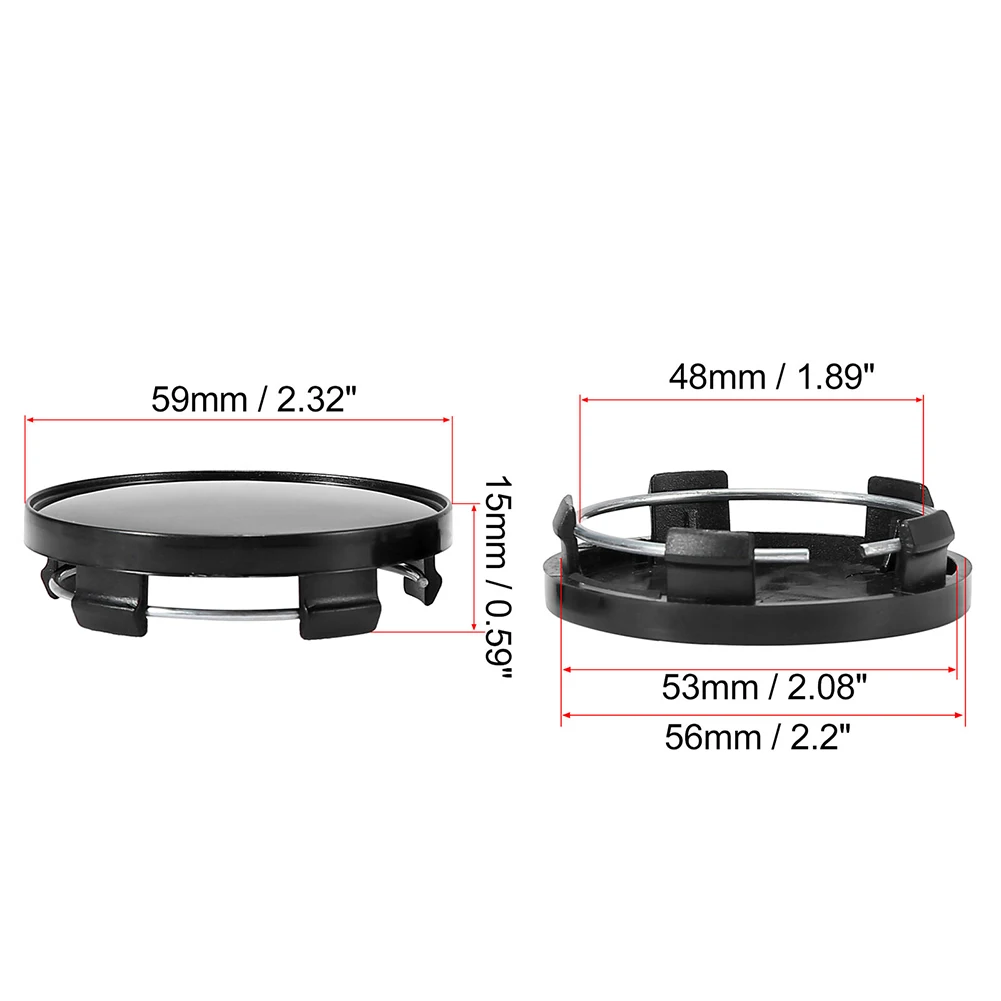 Cover Car Wheel Center Cap 4pcs 59mm ABS Plastic Accessories Auto Black Car Clips For Replacement High Quality
Cover Car Wheel Center Cap 4pcs 59mm ABS Plastic Accessories Auto Black Car Clips For Replacement High Quality