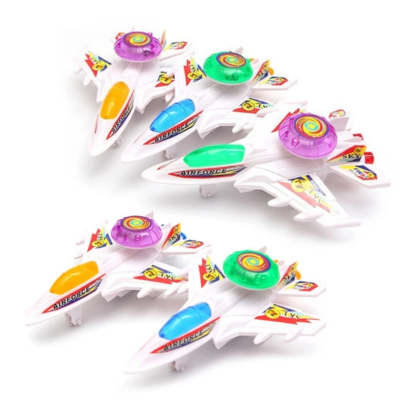 

Mini Windup Airplanes Toy Indoor Fine Motor Skill Education Toy Children Gift