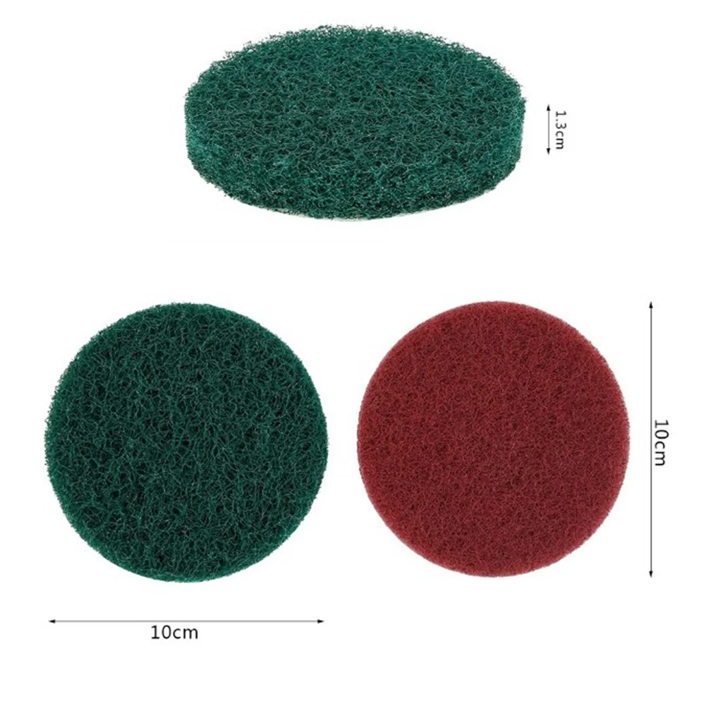 13Pcs 4Inch Scrubbing Pads Drill Powered Brush Tile Scrubber Scouring Pads Cleaning Kit,Abrasive Buffing Pads Floor Tub Polish
13Pcs 4Inch Scrubbing Pads Drill Powered Brush Tile Scrubber Scouring Pads Cleaning Kit,Abrasive Buffing Pads Floor Tub Polish