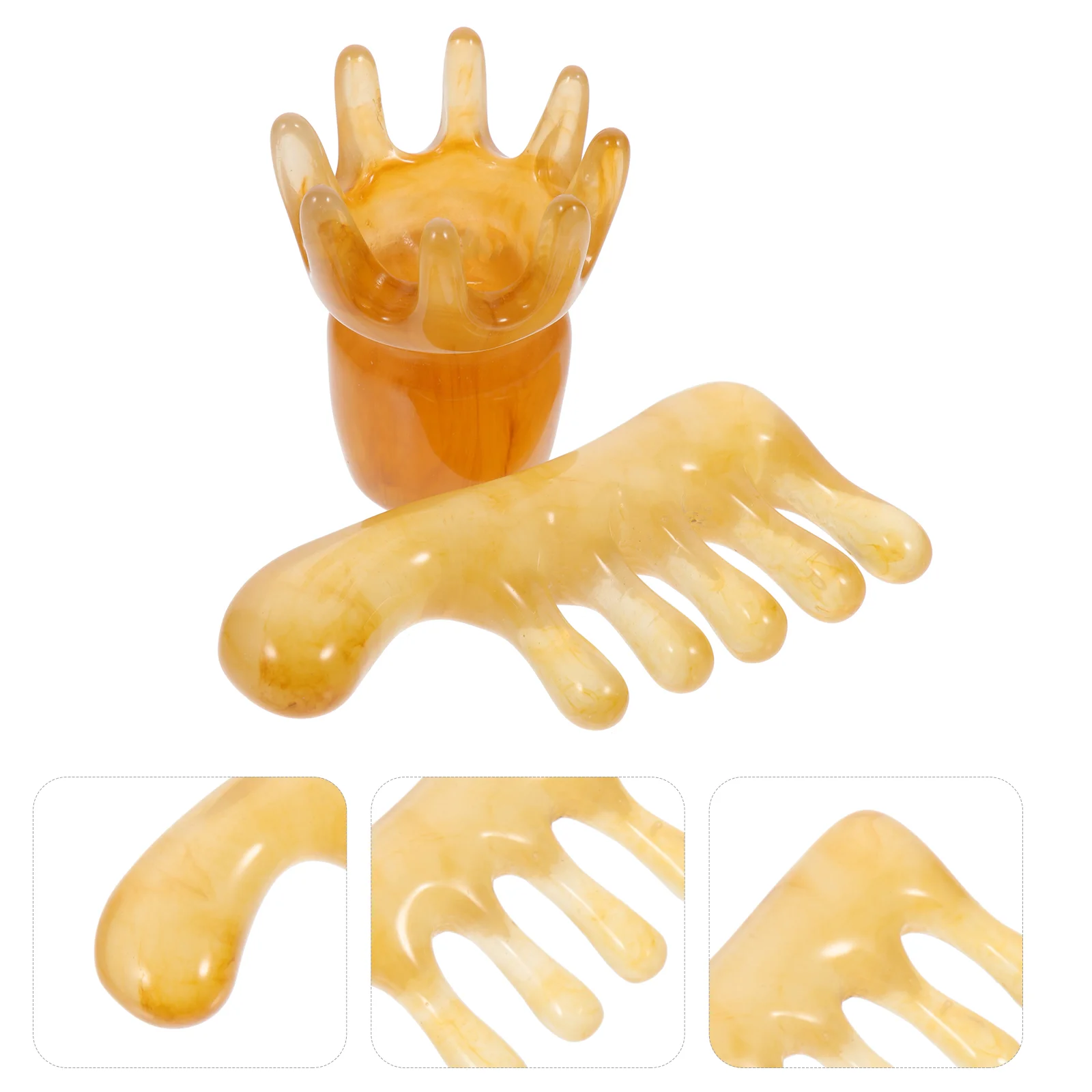 2 Pcs Resin Massage Comb Guasha Tool Head Scalp Massager Brush Manual Massagers Wide Tooth Messages Relax Beeswax
2 Pcs Resin Massage Comb Guasha Tool Head Scalp Massager Brush Manual Massagers Wide Tooth Messages Relax Beeswax