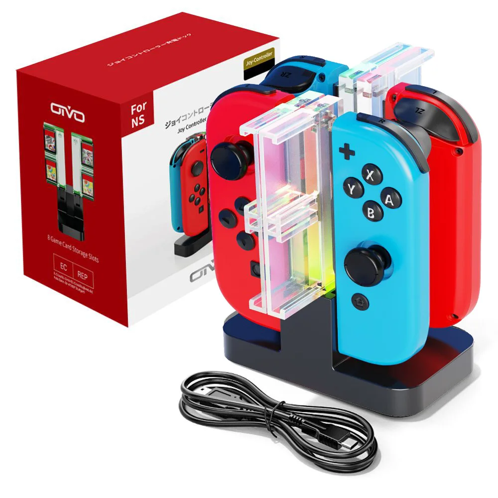 Зарядная док-станция HEYSTOP 4 для Nintendo Switch & Charger for Switch OLED Joy Con, зарядная станция для Nintendo Switch
Зарядная док-станция HEYSTOP 4 для Nintendo Switch & Charger for Switch OLED Joy Con, зарядная станция для Nintendo Switch